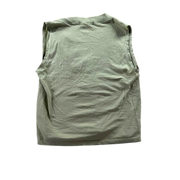 PerfectWhiteTee Margot Tank Womens Size XS Pale Green Deep V-Neck Sleeveless - Picture 2 of 7
